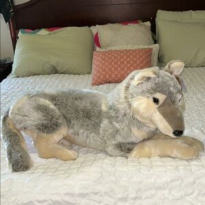 Winry The Wolf 26 Inch Stuffed Animal Plush By TigerHart Toys NWT